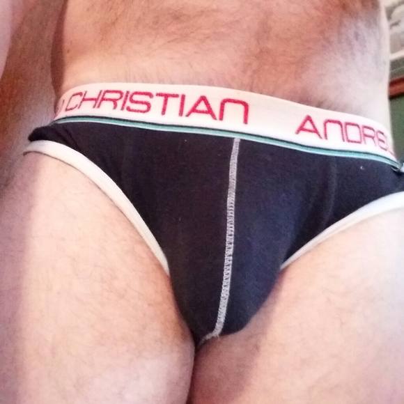 Andrew Christian Black Underwear Brief Black with - Picture 4 of 6